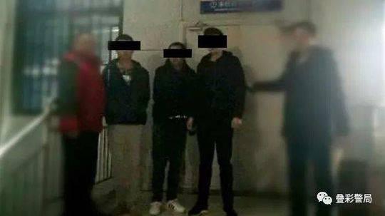 ▲民警成功抓獲嫌疑人。