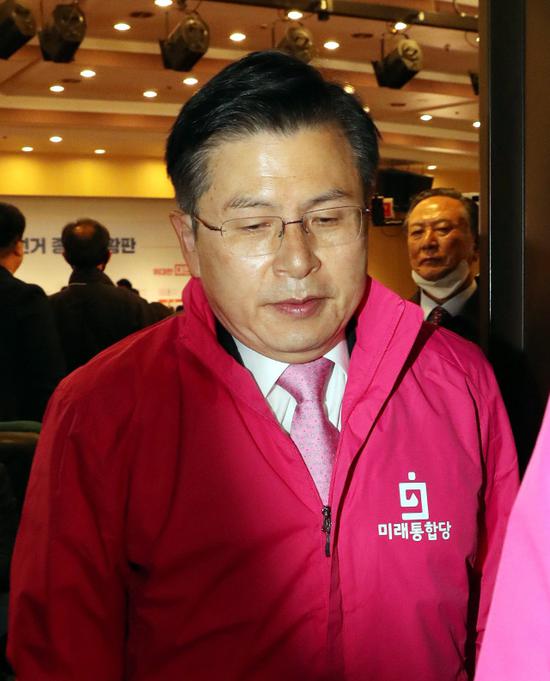  韩国最大在野党未来统合党党首黄教安（韩联社）