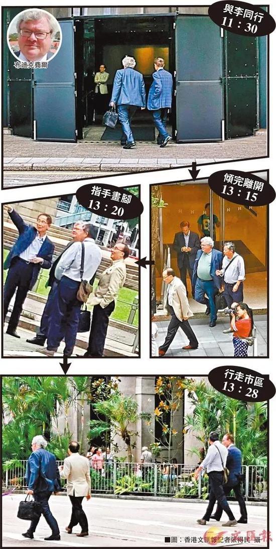 香港文汇报披露，反华议员9月赴香港“密会”煽暴派头目（其中包括李卓人）。
