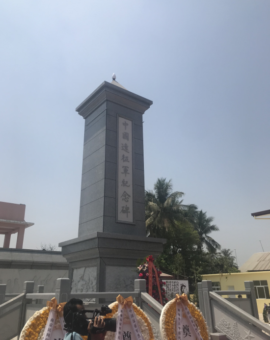 清明前夕远征军纪念碑前祭扫先烈戴安澜之子致辞