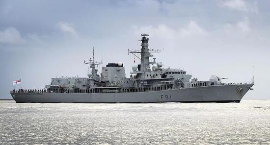▲资料图片：2018年7月3日，英国护卫舰“萨瑟兰号”擅闯南海地区。