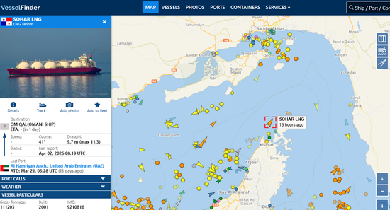 霍尔木兹航运重大突破：船只开始走海峡南线 首艘LNG船闯关！