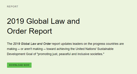 盖洛普全球法律与秩序指数调查报告截图