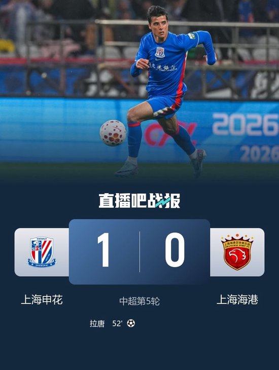 积分回正！申花1-0海港取两连胜 拉唐破门+失单刀海港4人伤退