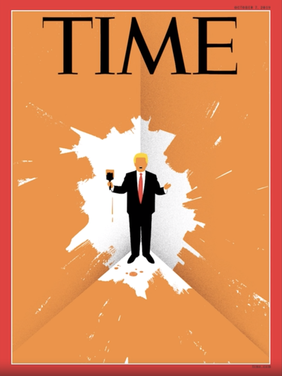 埃德尔·罗德里格斯为《时代》创作的其他特朗普主题封面（部分）。