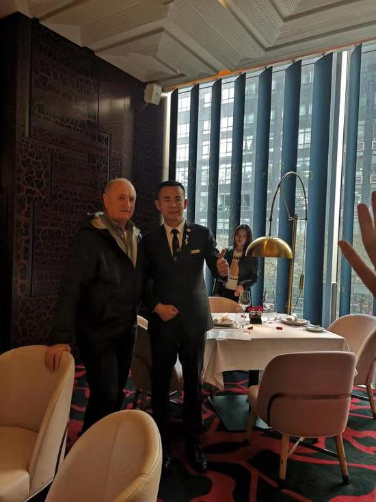 斯科拉里下榻北京某五星级酒店