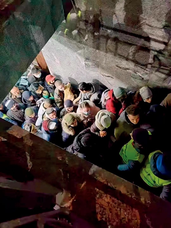3月2日,利沃夫火车站。图/受访者提供