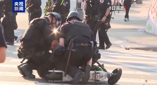 美抗议活动持续 洛杉矶警察局称目前有70多人被捕