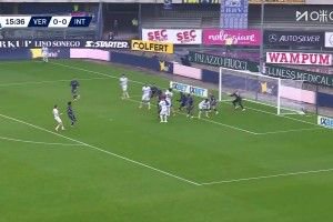 93分钟绝杀！国米2-1维罗纳距榜首1分 巴雷拉造乌龙泽林斯基破门