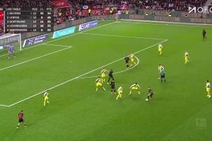 德甲-多特2-1客胜勒沃库森升至第三 安塞尔米诺、阿德耶米破门