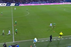 意甲-尤文3-0客胜萨索洛暂升第4 戴维传射米雷蒂破门卡卢卢造乌龙