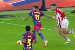 进西超杯决赛！巴萨5-0毕巴 拉菲尼亚2射1传 费尔明巴德吉2传1射