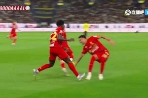 三轮不胜！利雅得胜利1-2库迪西亚距榜首4分 C罗点射阿奇迪送礼