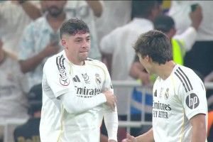 将战巴萨！皇马2-1马竞晋级西超杯决赛  巴尔韦德超级世界波+传射