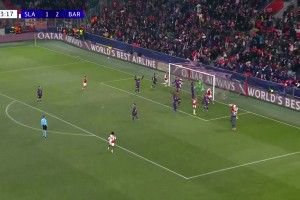 确保附加赛资格！巴萨4-2逆转布拉格斯拉维亚暂升第9 费尔明双响