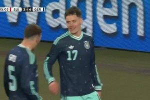 进球大战！友谊赛德国4-3瑞士 维尔茨神仙球+2射2传格纳布里传射