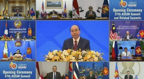 11月12日，第37届东盟峰会以视频方式召开
