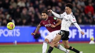 遭遇三连败！西汉姆0-1富勒姆 希门尼斯破门富勒姆迎联赛三连胜