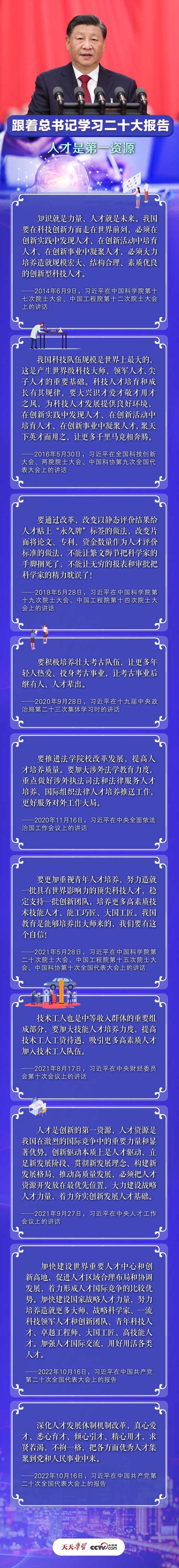 跟着总书记学习二十大报告｜人才是第一资源