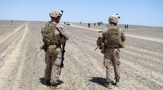 ▲美军士兵在阿富汗执行任务。（视觉中国）