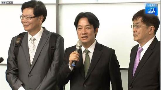 赖清德在“独派”陪同下完成内2020登记