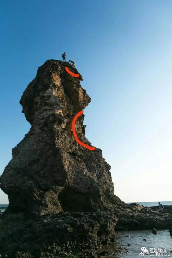 齐鲁晚报游客站在泰山“五岳独尊”上拍照，公安机关：已立案调查！