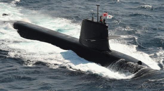 资料图片：日本海自苍龙级潜艇。（图片来源于网络）