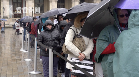 受疫情的影响 法国巴黎卢浮宫宣布暂时关闭