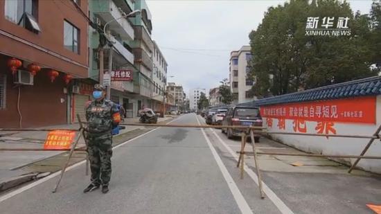  黄冈市蕲春县街头 图源：新华社