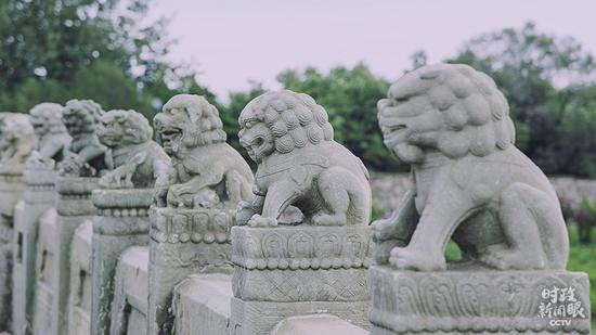 △卢沟桥(总台央视记者杨新禹、曹亚星拍摄)