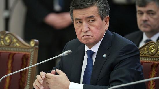 外媒：吉尔吉斯斯坦总统宣布辞职
