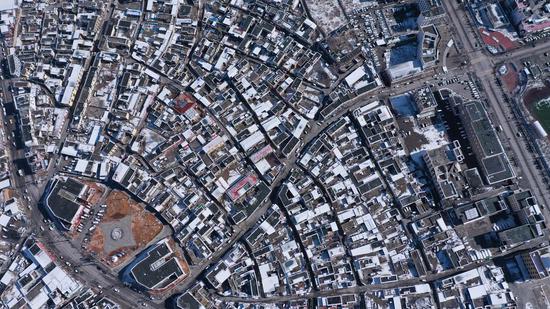 ↑ 青海省玉树藏族自治州玉树市西杭街道扎西大同村(2020年4月6日摄)。新华社记者 吴刚 摄