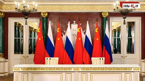  中俄两国元首在这里共同签署联合声明。（总台记者韩锐拍摄）