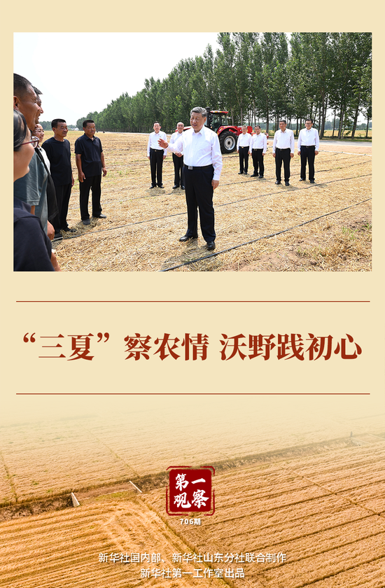 第一观察｜“三夏”察农情 沃野践初心