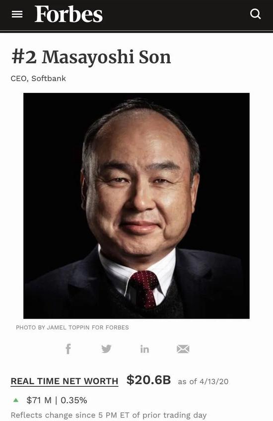 一年巨亏884亿 这位日本首富的位置还稳吗？