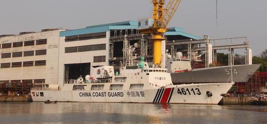 我国第二代718海警船按军舰标准建造目前已装备9艘