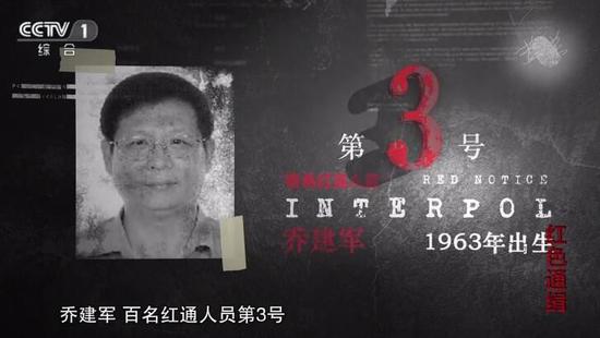 《紅色通緝》提到喬建軍案新口子