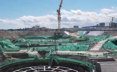  △“玲龙一号”全球首堆加快建设（资料图）