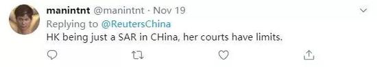 暴徒天堂:外国网友怒喷香港法院:让香港成为“暴徒天堂”