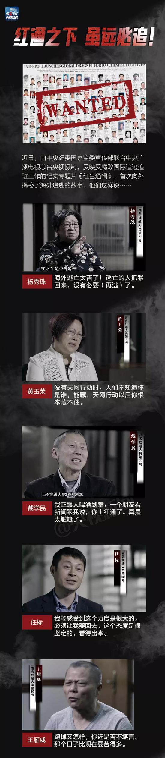百名红通56人从19国家或地区被追回 劝返自首41人 百名红通56人从19国家或地区被追回 劝返自首41人