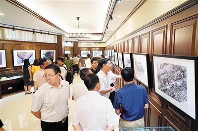 声音地图:重庆大学“画”出全国高校首个“声音地图”(图) 展览现场。