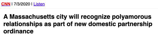 美国一市议会投票通过新法令 将承认多配偶关系