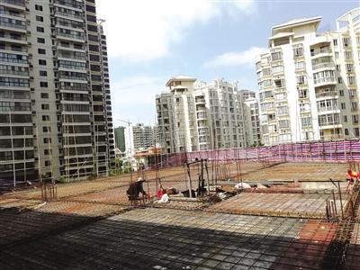 海口楼歪歪原址盖新楼官方已办理报建手续
