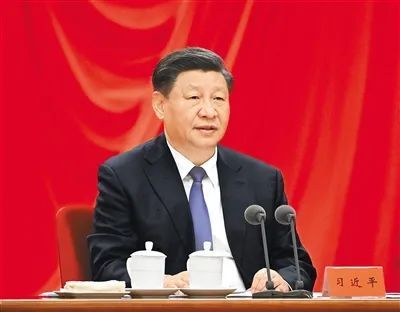 2023年1月9日，习近平在中国共产党第二十届中央纪律检查委员会第二次全体会议上发表重要讲话。新华社记者 李学仁 摄