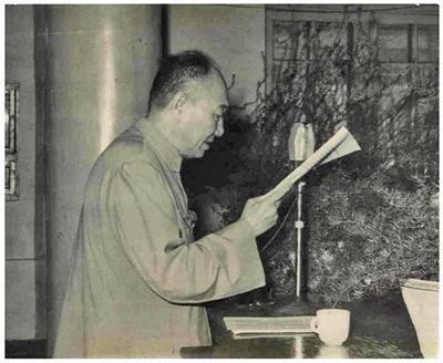 1958年9月1日，中国科学院图书馆组织召开全院第一次工作会议，陶孟和发言。