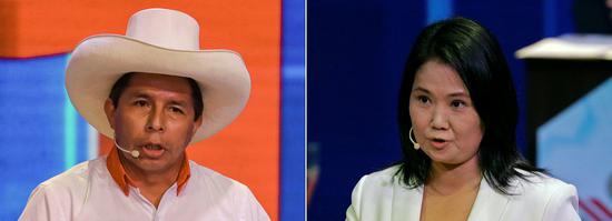 秘鲁大选进入第二轮 左翼工会领袖将对阵藤森庆子