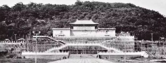  1965年台北故宫博物院竣工时照