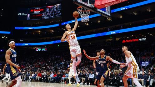 老鹰7人上双送鹈鹕9连败 里萨谢25+8 约翰逊19+8 锡安22+8+6