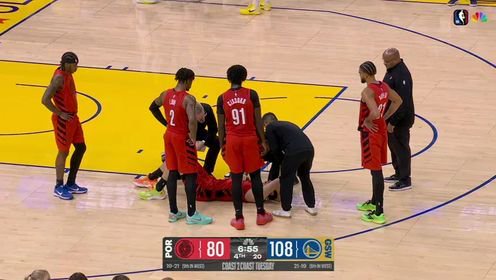 勇士大胜开拓者 杨瀚森3分2板 巴特勒16+6+5 库里9中2送11助