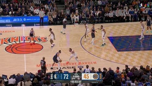 独行侠送尼克斯4连败！克里斯蒂26+6 唐斯22+18 布伦森22+7